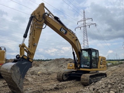 Pásové rypadlo CAT 320